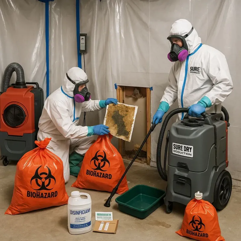 Contaminated Water Handling Protocols process in Lake Darby, OH